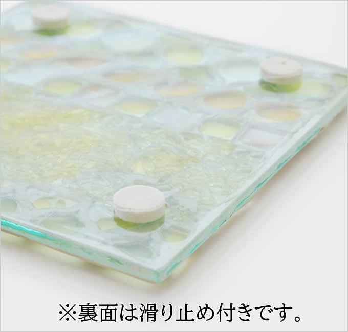 モザイク スクエア コースター アジアン雑貨 ハワイアン雑貨