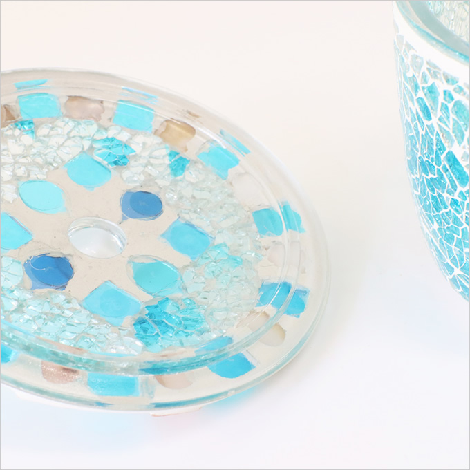 モザイク 蓋つきボックス アジアン雑貨 ボックス BOX 蓋付き 小物入れ