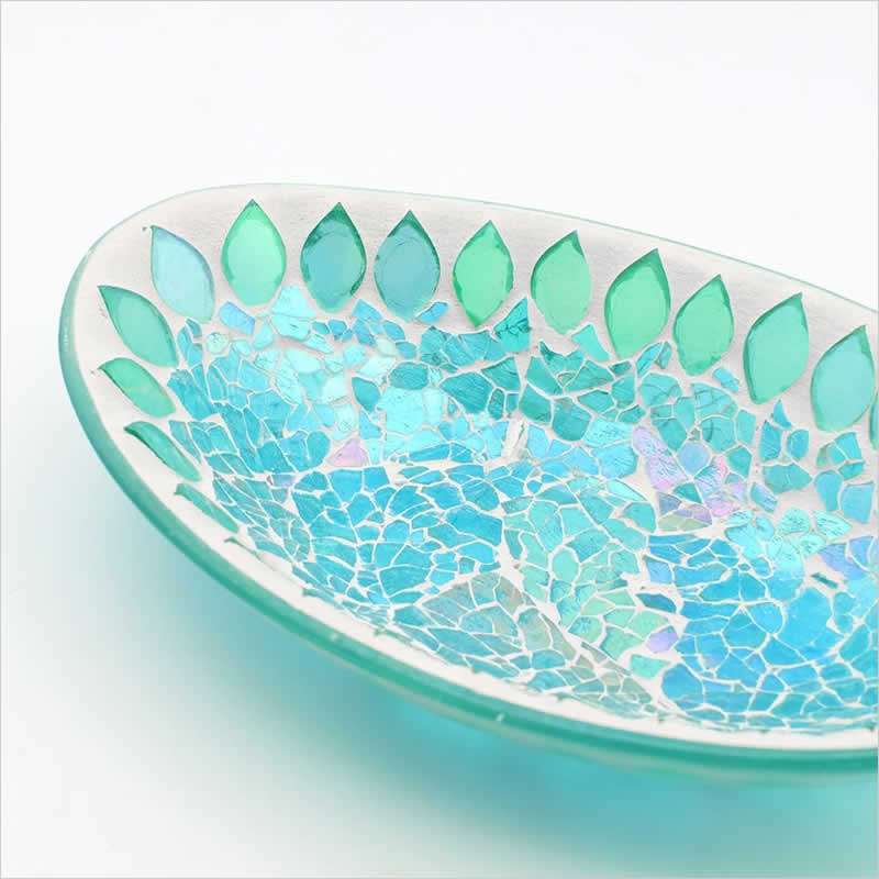 モーゼル 小物入れ トレイ 新品 パープル ガラス モーゼル 小物入れ