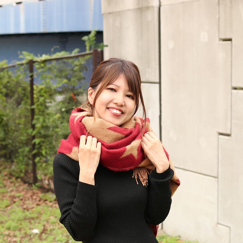 ストール 大判 ショール マルチスター 星柄 マフラー リバーシブル