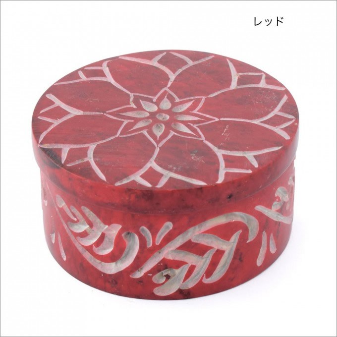 ソープストーン石掘り熊 ヴィンテージ雑貨 小物入れ 手描きの部族彫刻