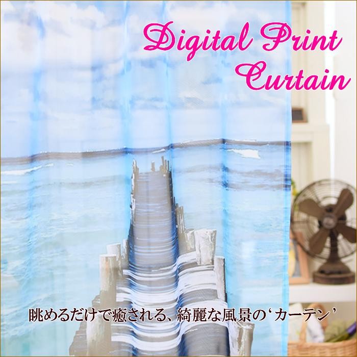カーテン 間仕切り おしゃれ 透かし デジタルプリントカーテン アジアン家具と雑貨の販売サイト Nusa
