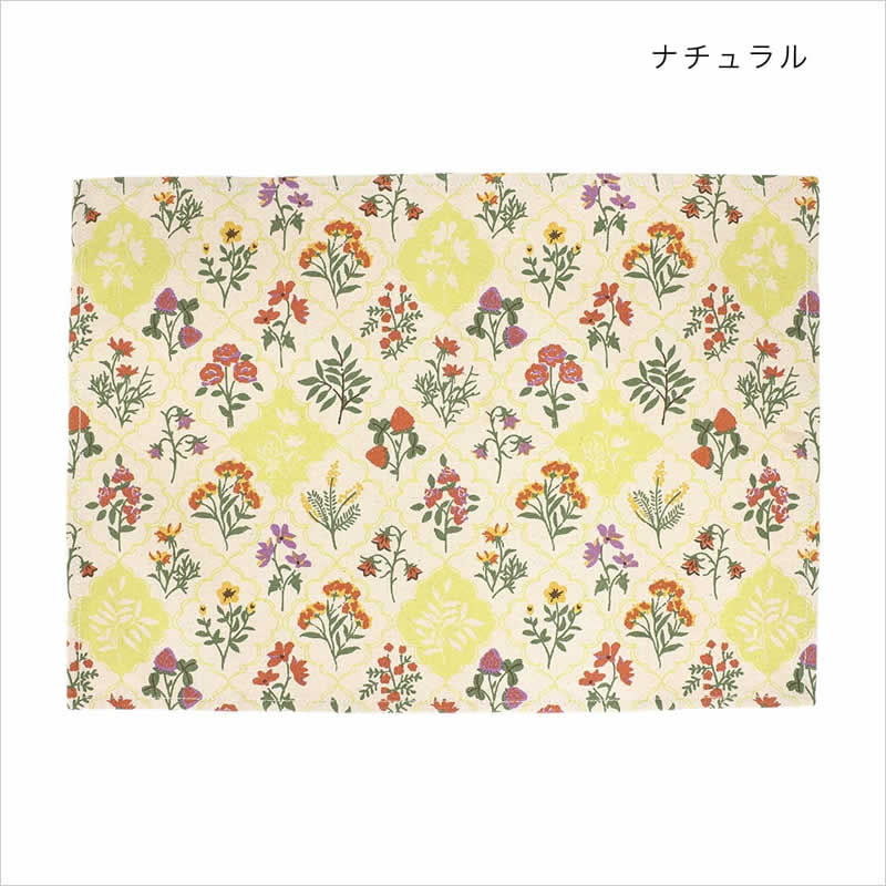 ランチョンマット 2枚セット 布 ランチマット レースフラワー 花柄