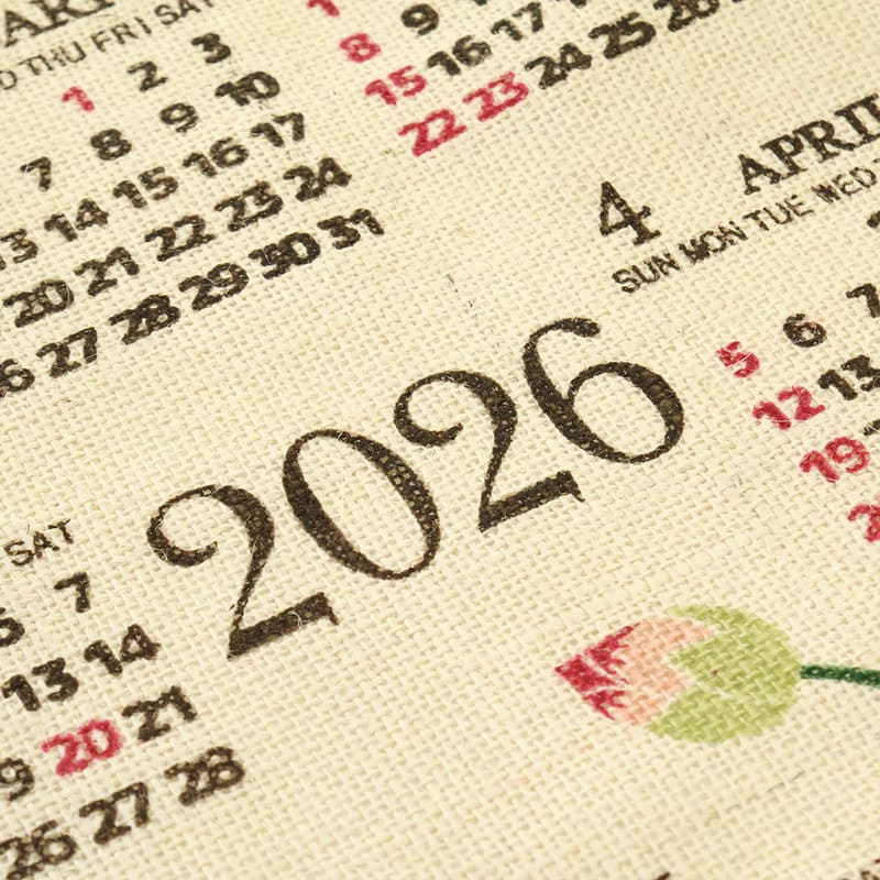 ジュートカレンダー