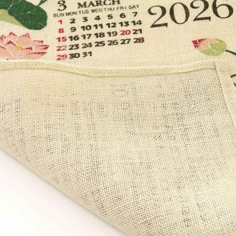ジュートカレンダー ガーデンロータス