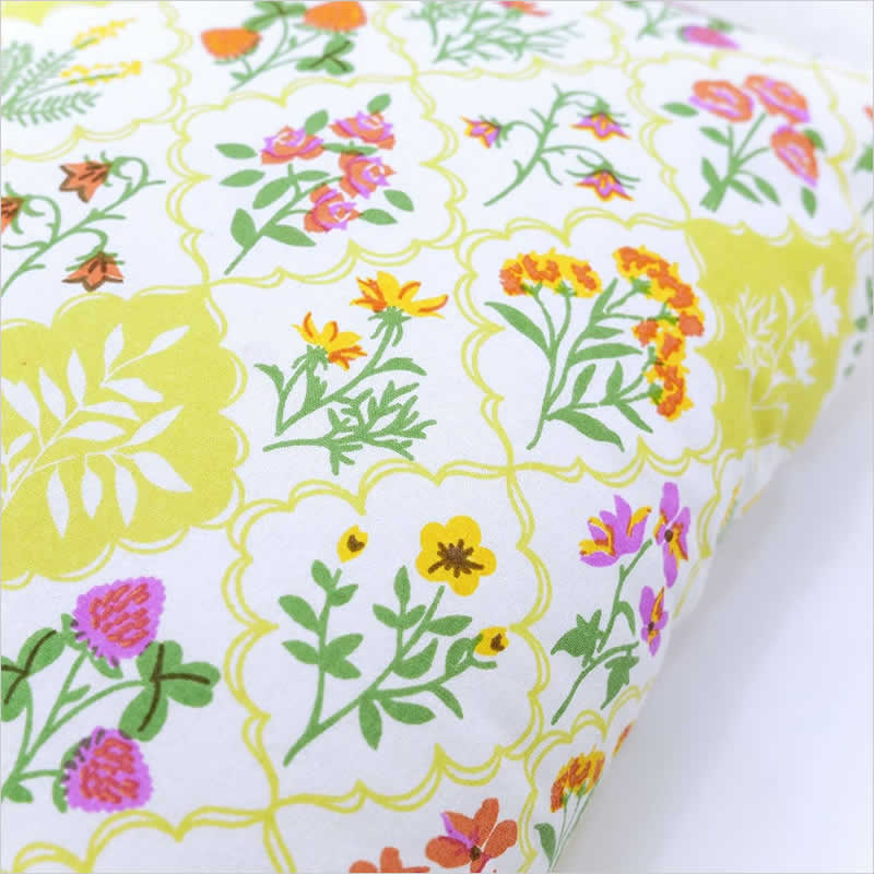 ビンテージ クッションカバー 4枚セット TALONジッパー 花柄 クッションカバー レースフラワー 45×45cm 北欧 フラワー 花柄 小花
