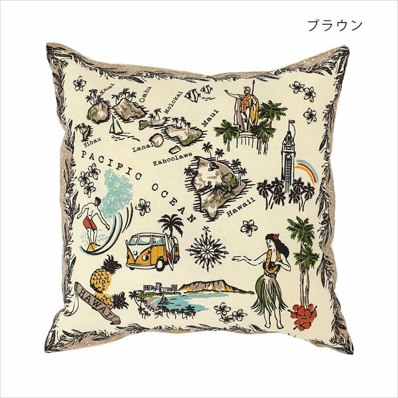 ハワイアン クッションカバーのおすすめ人気商品一覧 通販 - Yahoo