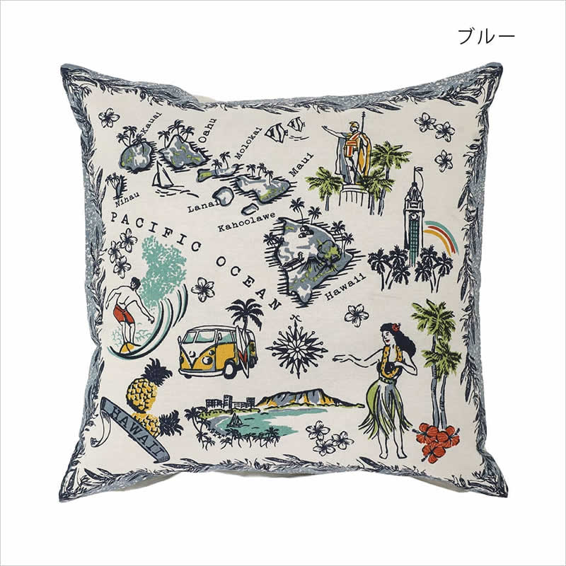 HAWAIIAN MILL クッションカバー 2枚セット　新品未使用品 ハワイアン クッションカバーのおすすめ人気商品一覧 通販 - Yahoo