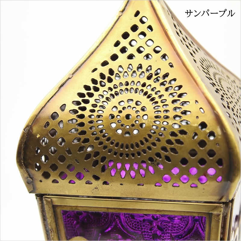 モロッカン ランプ M ライト 照明 カラフル ガラス モロッコ