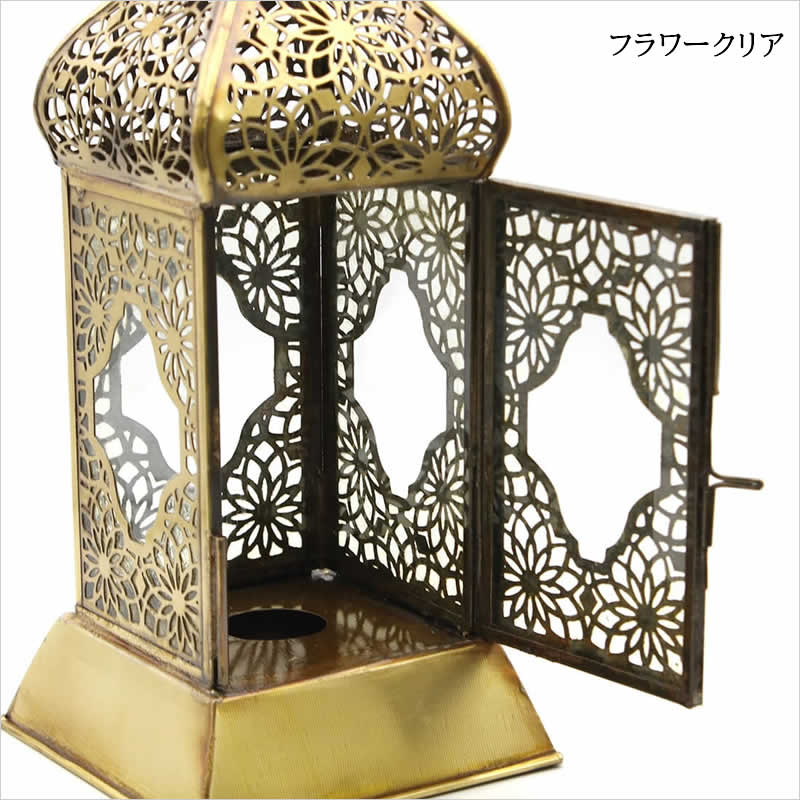 モロッカン ランプ M ライト 照明 カラフル ガラス モロッコ