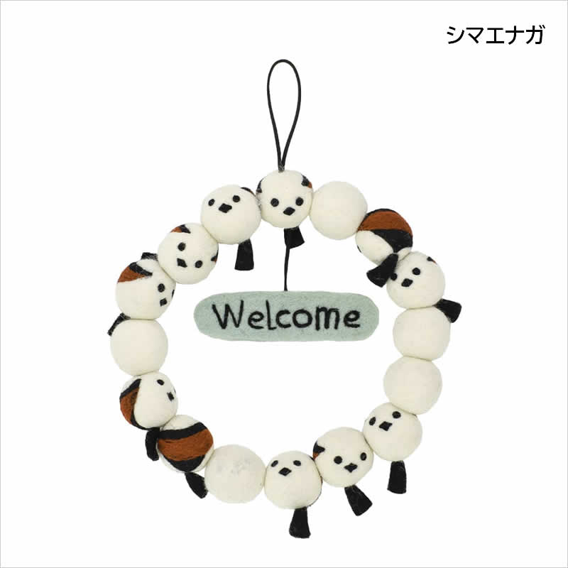 オーダーページ　1　フェルト飾り・フェルトリース フェルトリース☆節分☆壁飾り リース Tama 通販 18760091｜Creema
