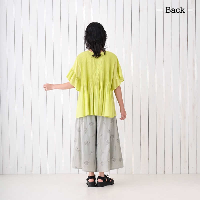ババグーリ チュニック ドロストトップス 2way XL ブラック インド綿 Shanti シャンティシャンティ ブラウス プリー 2WAY レディース