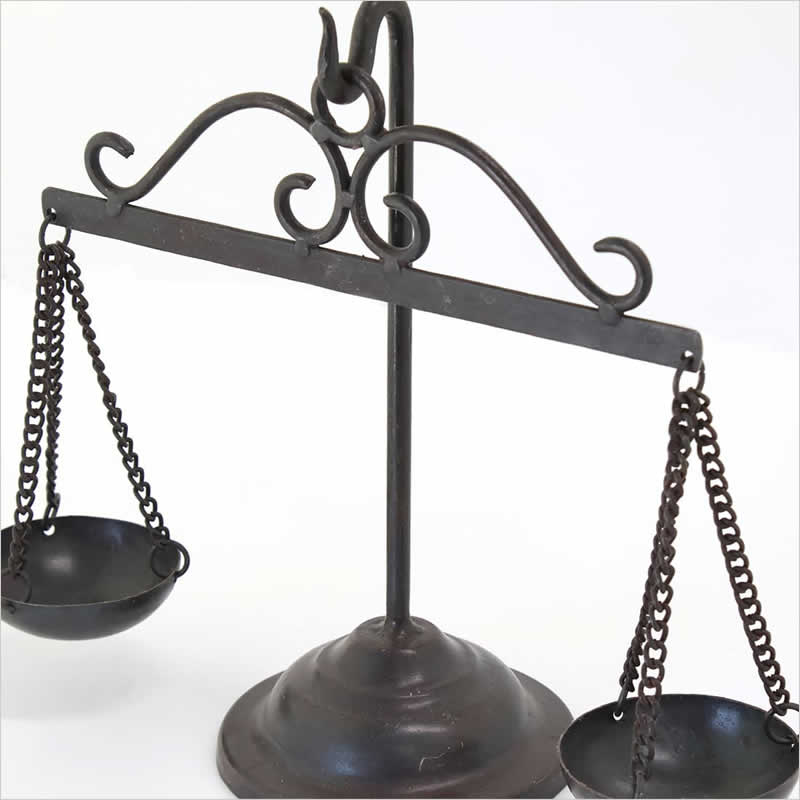 ブロカント アイアン 天秤 金属 インテリア オブジェ 置物 飾り