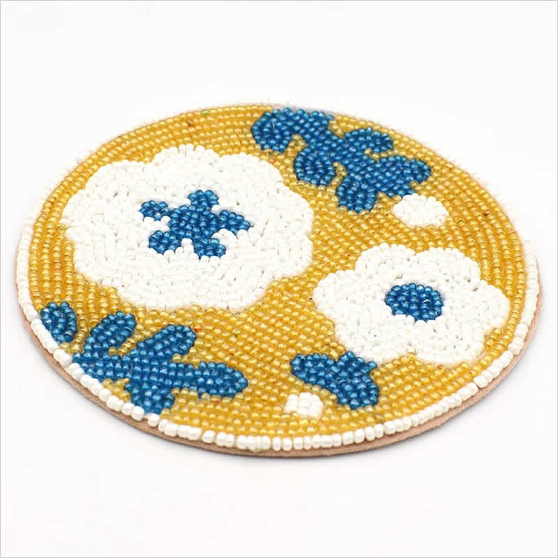 中国　民芸品　手刺繍　小物　コースター　テーブルセンター　アジアン　ヴィンテージ 31825910443-6-a.jpg