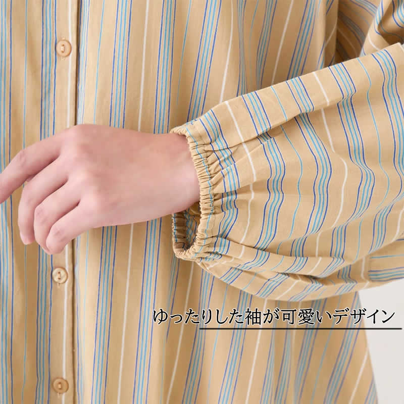 PORINA ポリーナ ワンピース ストライプ エスニック レディース ロング