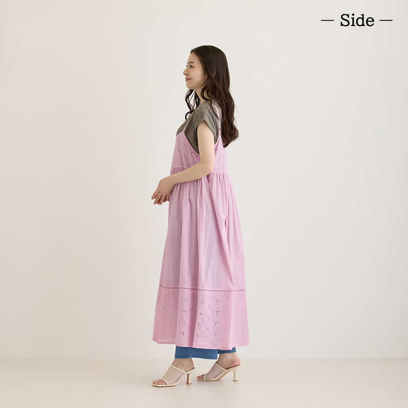 PORINA キャミワンピース シフリー レディース ロングチュニック