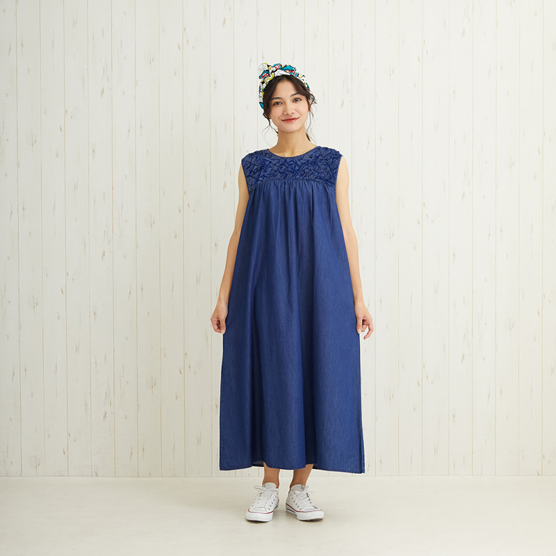 ◆送料関税込み◆Sea N.Y 花柄 スモックボディーデザインワンピ 小花柄ワンピース 花柄 ワンピース[品番：JSFW0009790]｜JS