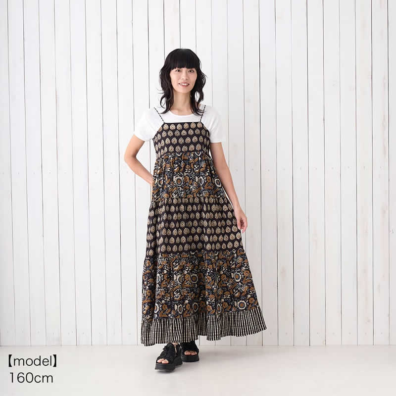 Shanti シャンティシャンティ エスニック ワンピース キャミワンピース