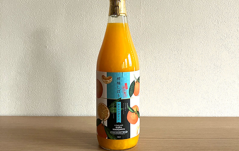 【ケース販売】辻製油 うれし野ラボ 柑橘しぼり カラマンダリン 720ml×6