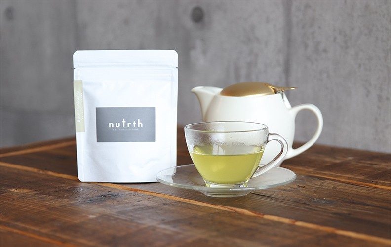 nutrth バジル緑茶 ティーバッグ