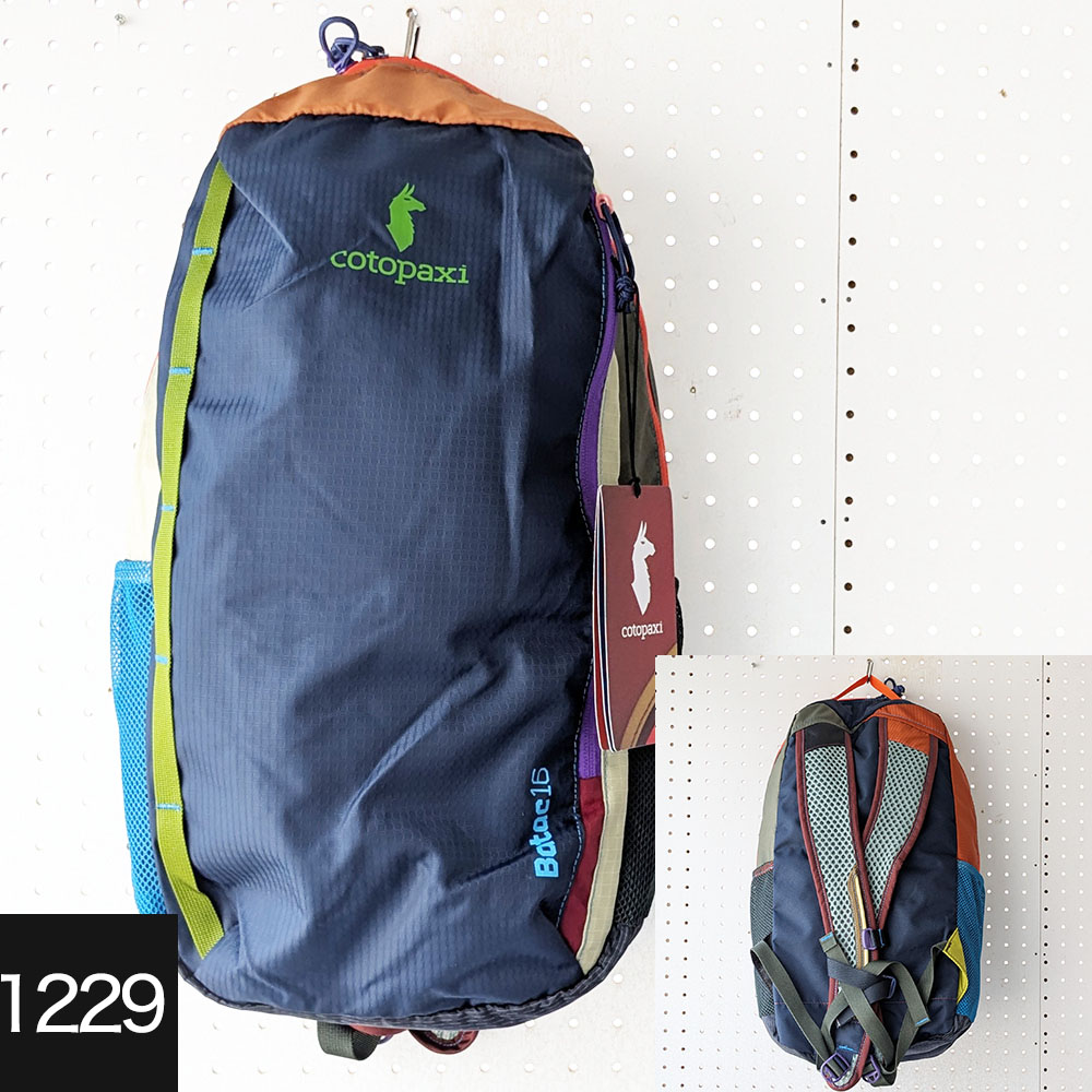 リュック バッグパック リュックサック レディース メンズ コトパクシ COTOPAXI BATAC 16L BACKPACK DEL DIA デイパック 軽量 ナイロン 色が選べる 正規販売店の画像