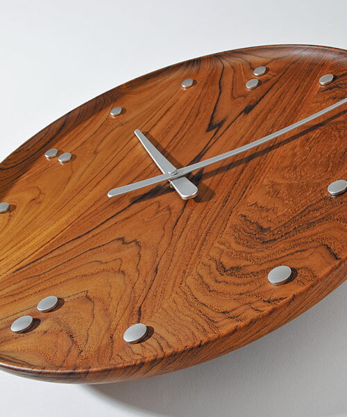 Finn Juhl フィン・ユール クロック 掛け時計 ブラウン アーキテクト