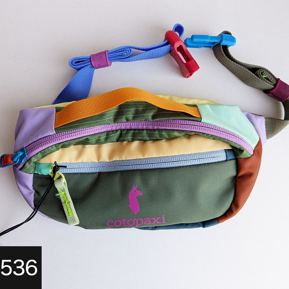 【レア配色】cotopaxi ボディバッグ マルチカラー　ヒップパック コトパクシ/Cotopaxi Allpa X 1.5L Hip Pack (アルパ エックス
