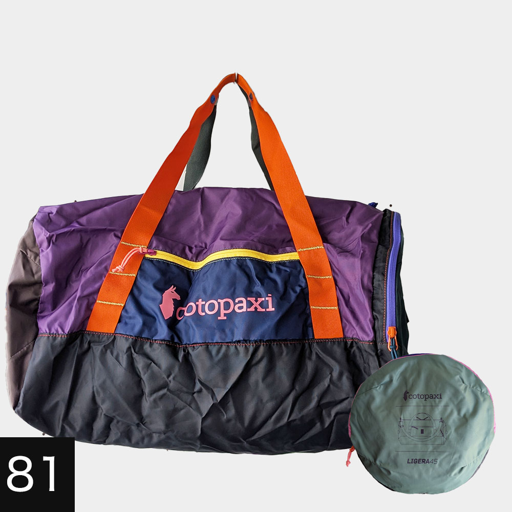 Cotopaxi コトパクシ / カラーブロック ダッフルバッグ マルチカラー cotopaxi（コトパクシ） 爆買 ダッフルバッグ COTOPAXI LIGERA 45L
