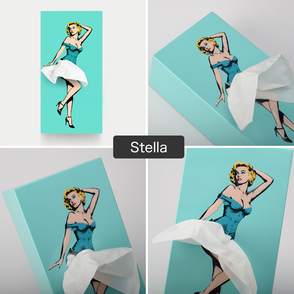 ティッシュケース SPEXTRUM スペクトラム Tissue UP Girl 個性的