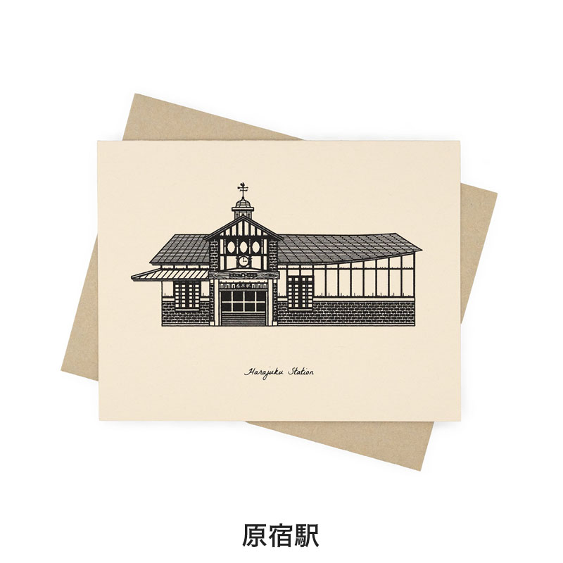 グリーティングカード 建築デザイン アートデザイン sutta 日本建築