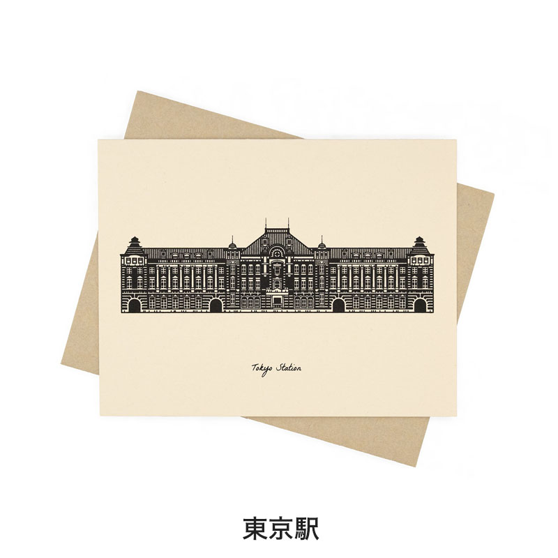 グリーティングカード 建築デザイン アートデザイン sutta 日本建築