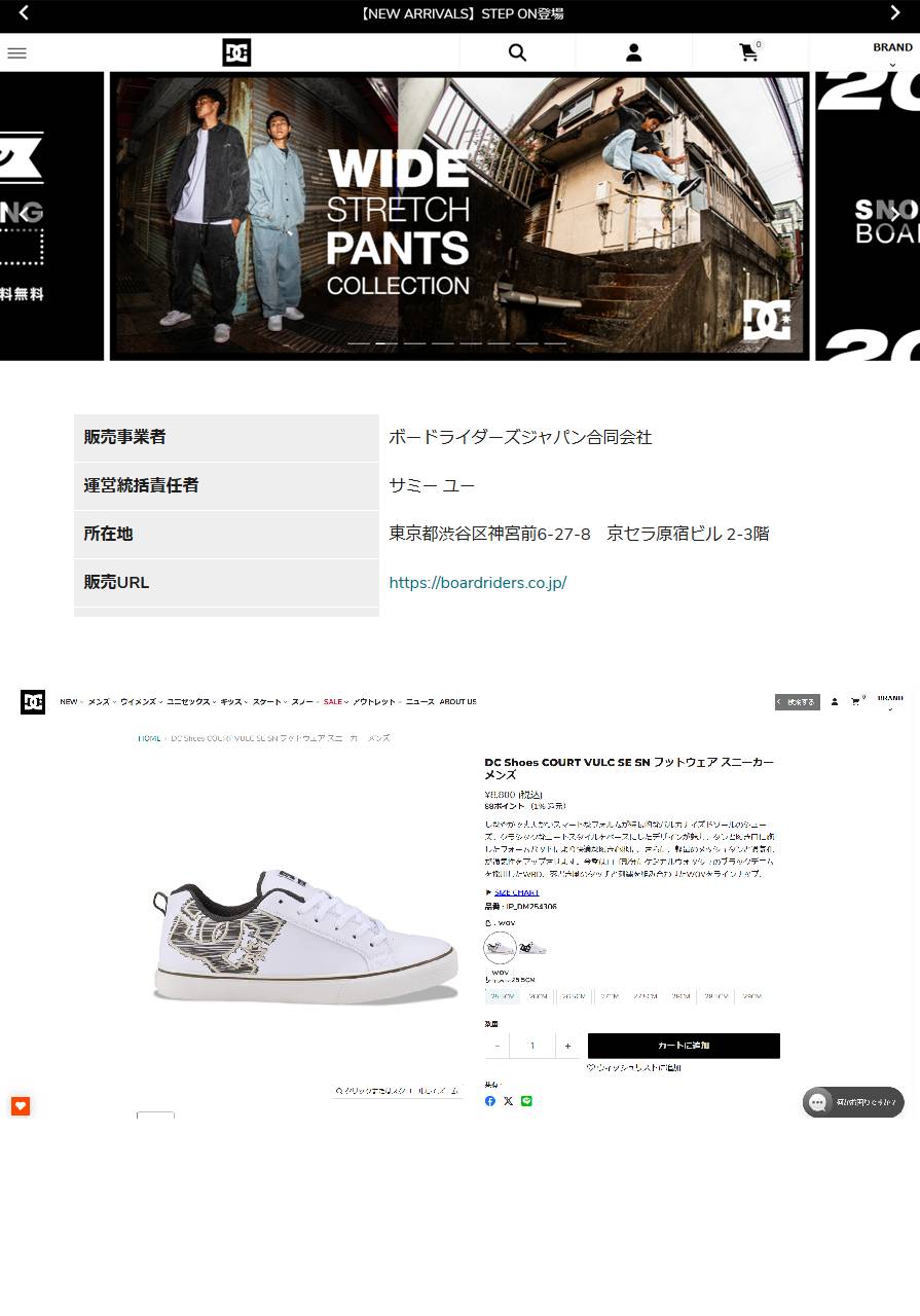 DC SHOES（ディーシーシューズ） DC Shoes COURT VULC SE SN DM254306