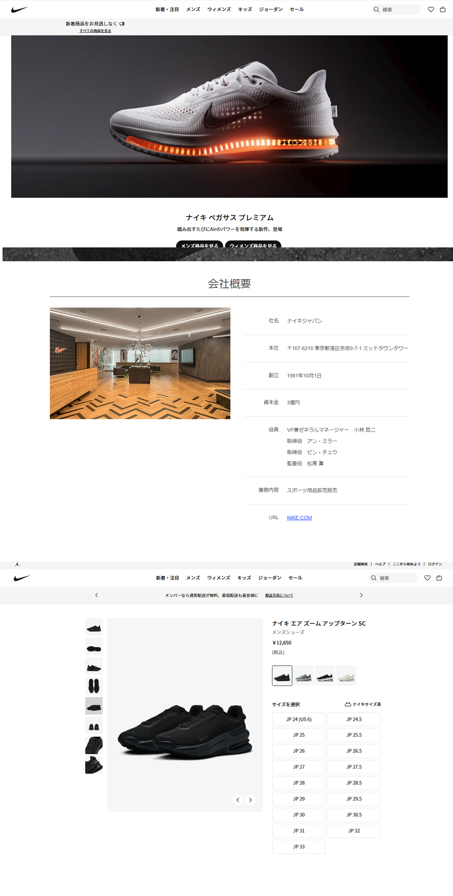 NIKE（ナイキ） NIKE IB2746-002 エアズームアップターンSC ランニング