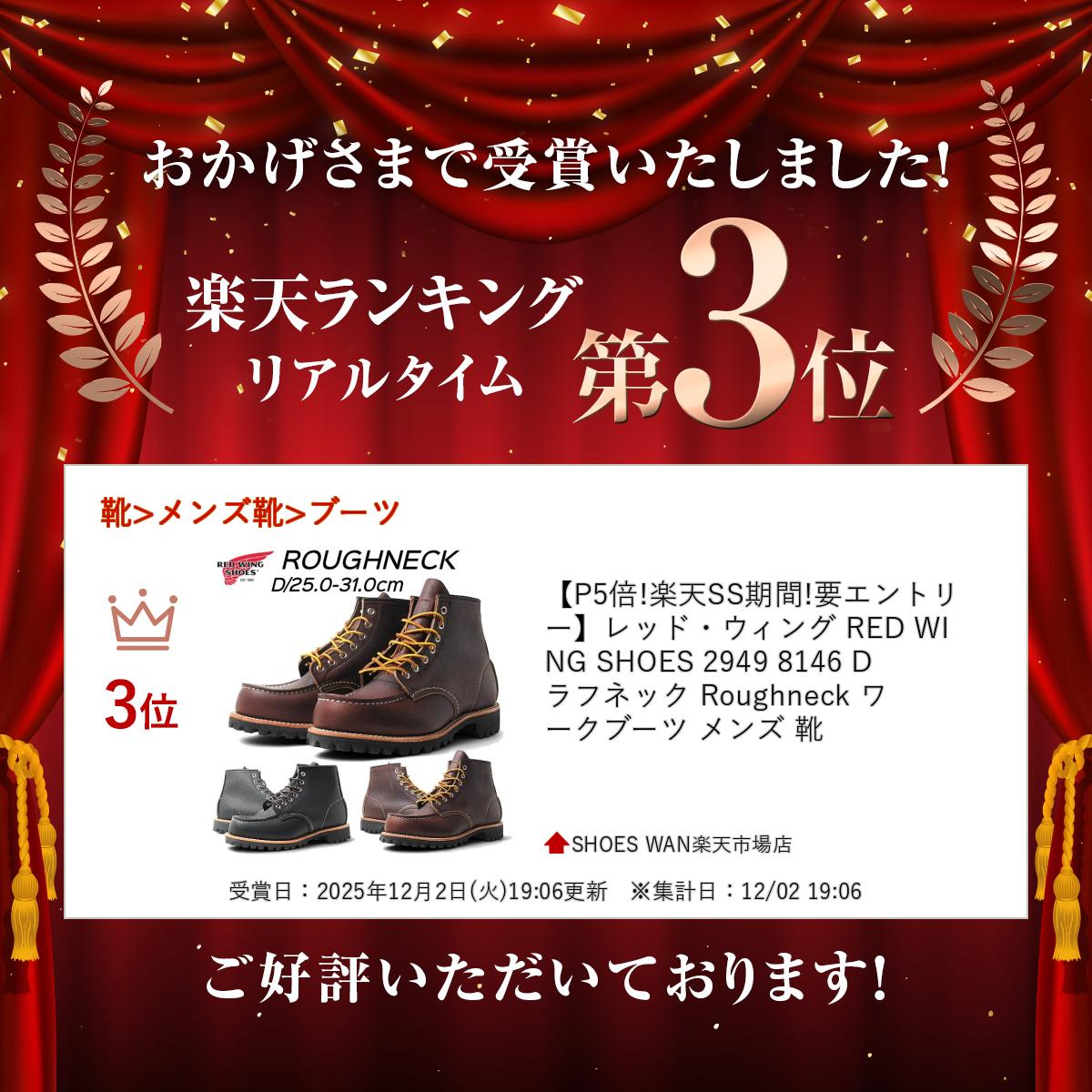 RED WING SHOES（レッドウィング） RED WING SHOES 2949 8146 D