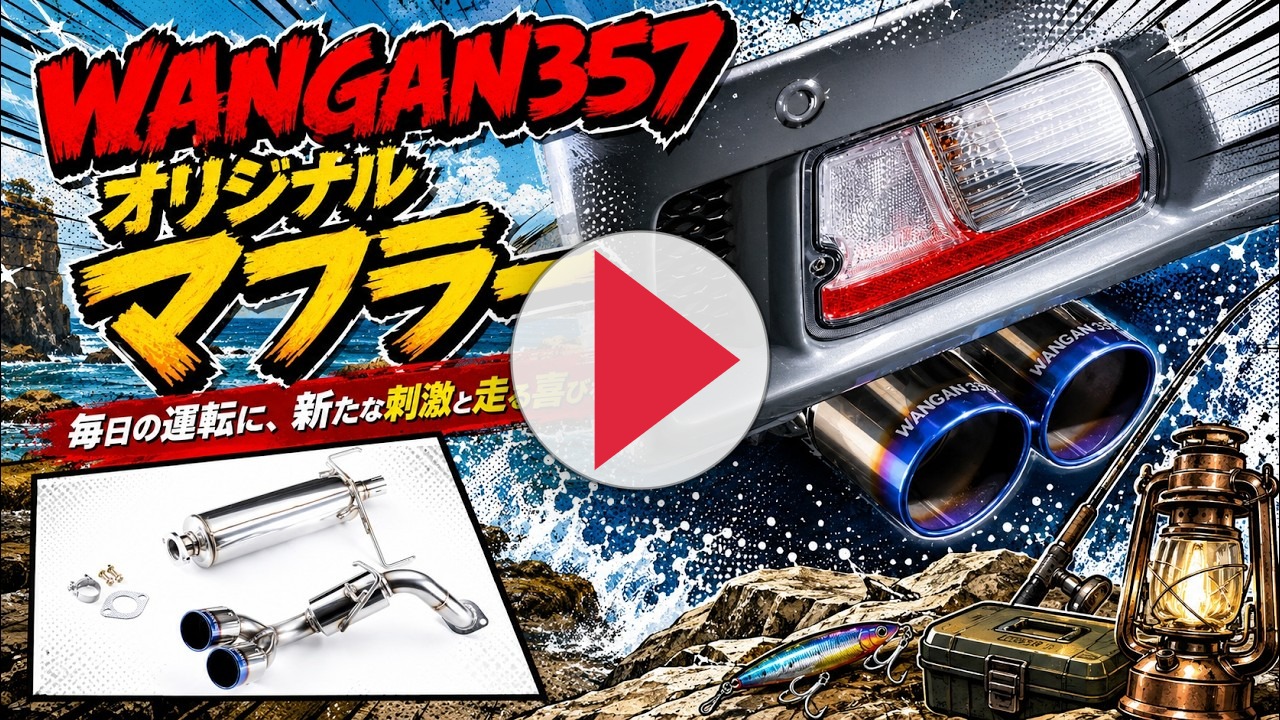 WANGAN357 車検対応 スポーツマフラー アトレー ハイゼット S700V