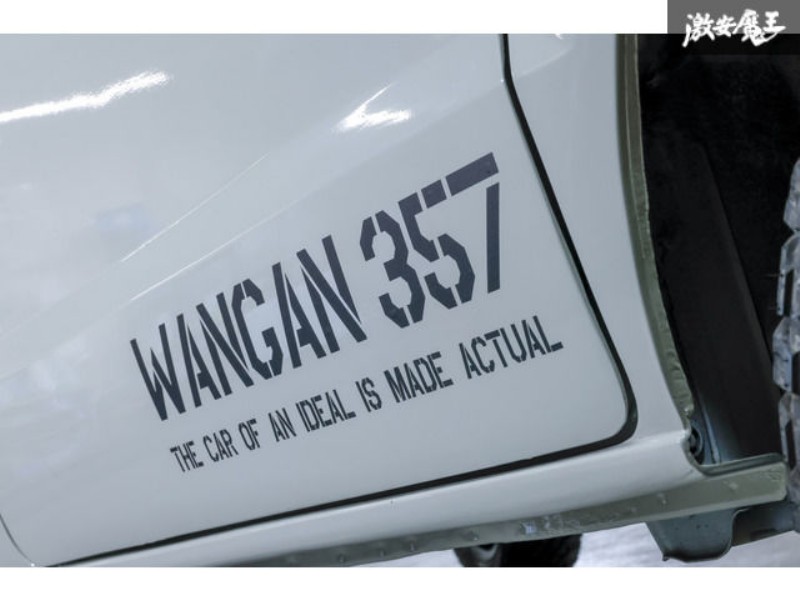 WANGAN357 オリジナル ステッカー 小サイズ:31.5cm×7.5cm マット