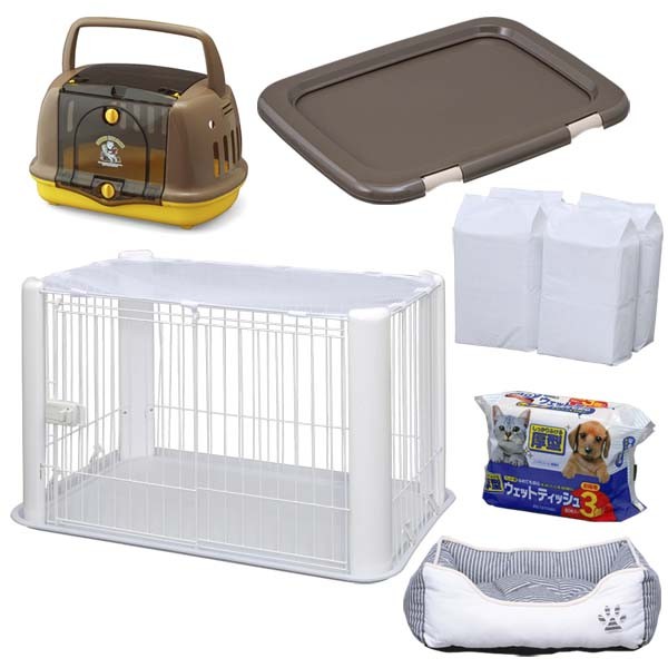 犬ケージ ケージ ゲージ スターターセット 6点セット おしゃれ サークル ペットケージ ペットサークル ペットベッド ペットハウス アイリスオーヤマ M にゃんこの生活 通販 Yahoo ショッピング
