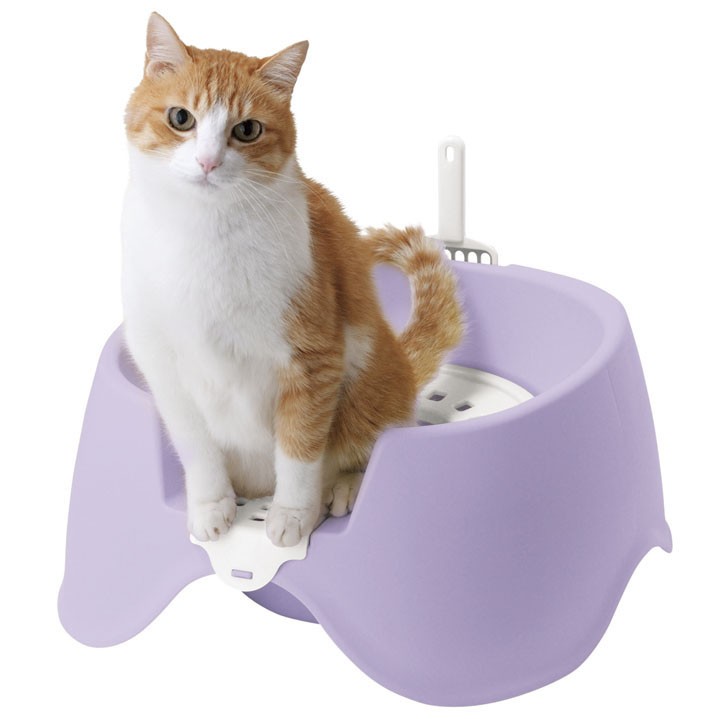 猫 トイレ 節約簡単ネコトイレ リッチェル コロル ペット用 猫用 ネコトイレ 本体 猫用トイレ用品 ペットトイレ