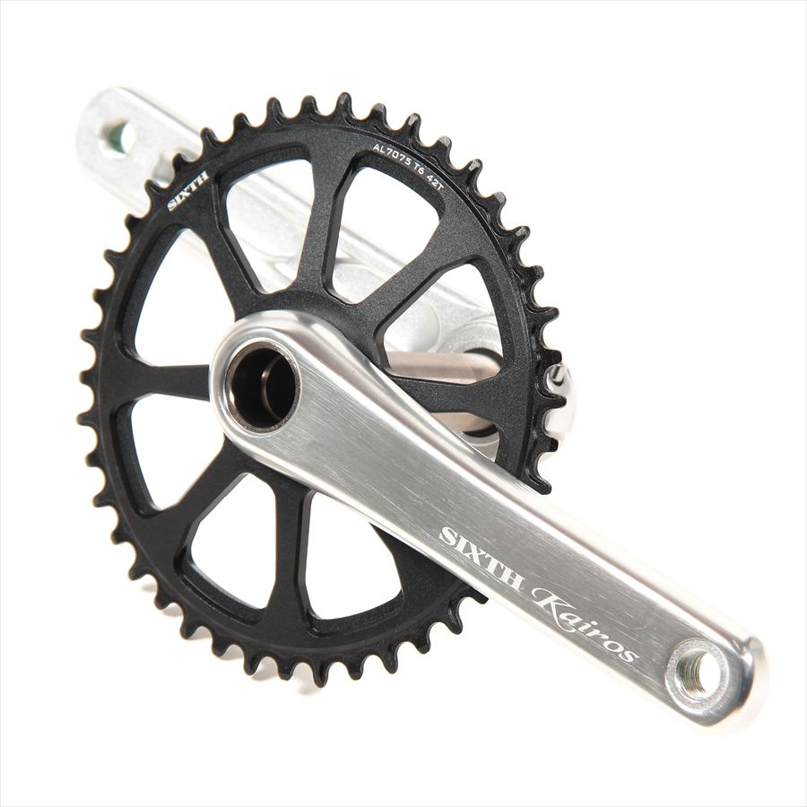 ROCKBIKES 2pc. クランク SIXTHComponents Kairos Single Crank