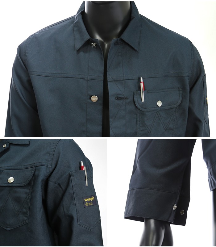 アイトス Wrangler ラングラー ワークジャケット メンズ