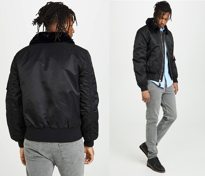 アルファインダストリーズ B-15 スリムフィット ALPHA INDUSTRIES SLIM