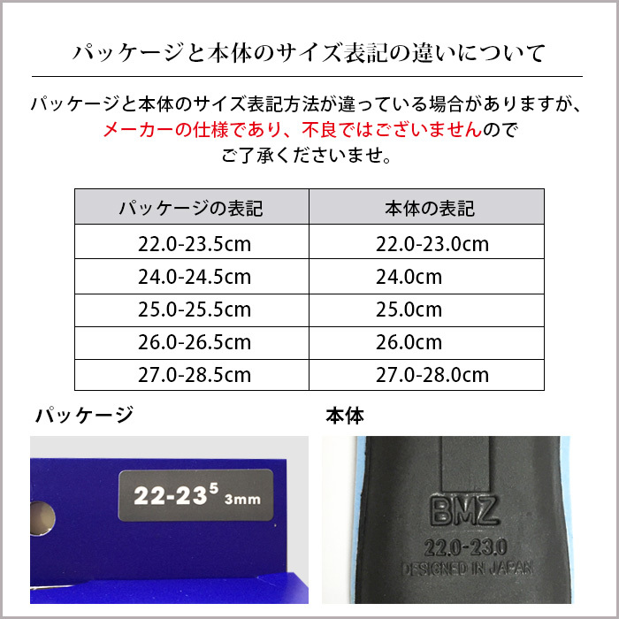 BMZ (ビーエムゼット) インソール