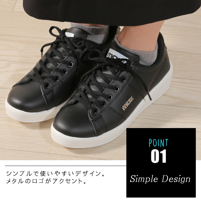 moz（モズ） スニーカー レディース シンプル カジュアル ローカット
