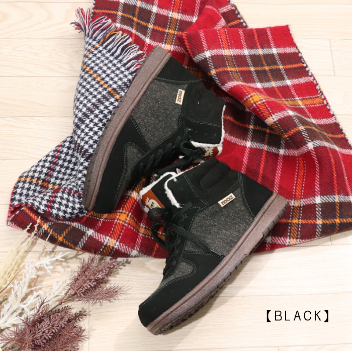 moz [モズ] ブーツ [レディース] ボア[裏起毛]