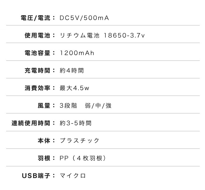 ポータブル扇風機 三脚タイプ