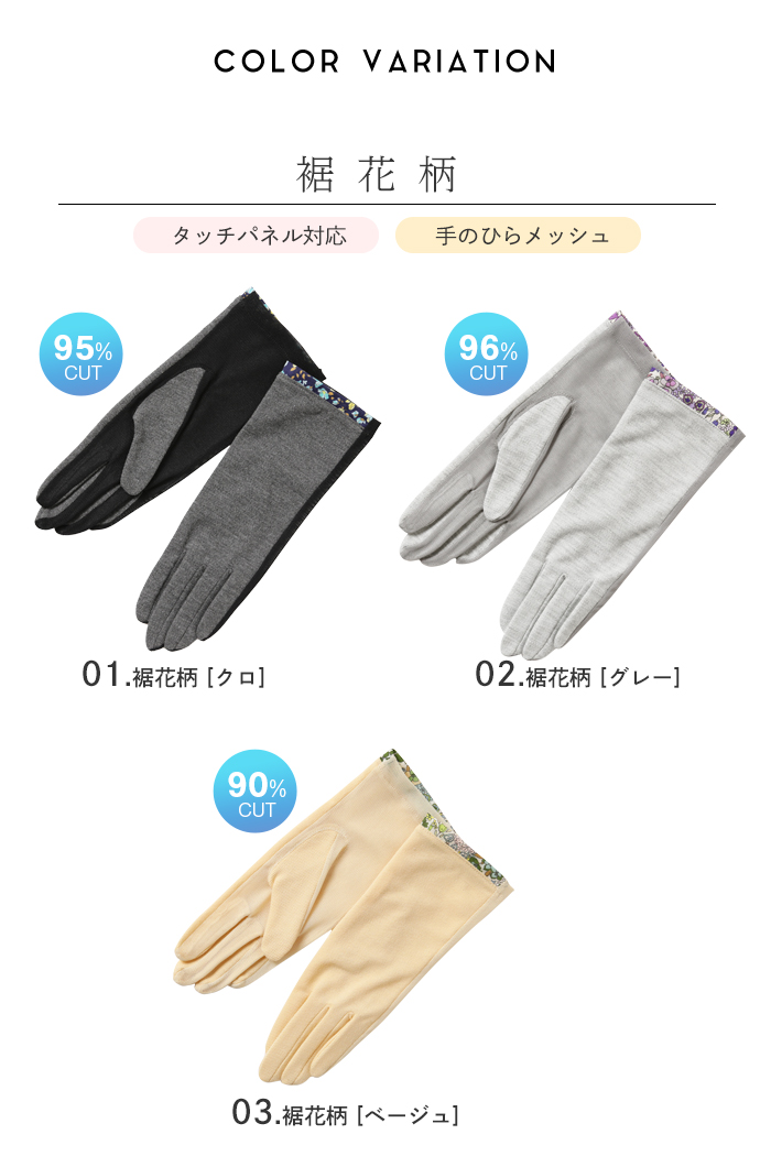 UVケア [接触冷感] グローブ