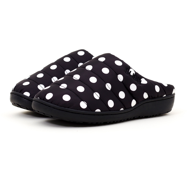 subu ドット 水玉 1 新品 スリッパ スブ 24.5 SUBU（スブ） サンダル 新作 ダウンサンダル スリッパ スリッポン