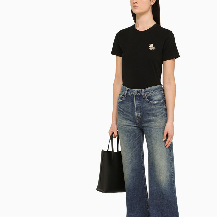 MAISON KITSUNE (メゾンキツネ)CHILLAX FOX PATCH CLASSIC TEE-SHIRTメンズ コットン Tシャツ