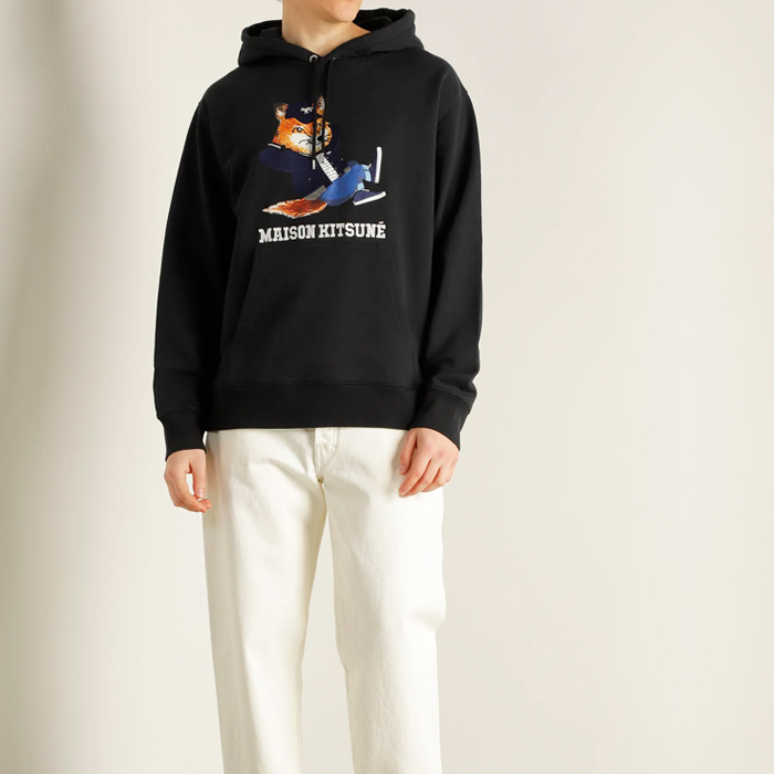 メゾンキツネ パーカー スウェット プルオーバー MAISON KITSUNE ヘッド FOX コットン メンズ 男女兼用 黒 ブラック :  kitsune-13 : Lansh(ランシュ) - 通販 - Yahoo!ショッピング