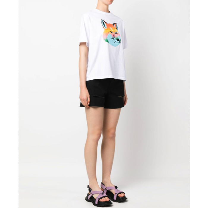 MAISON KITSUNÉ ラベンダーシャツ メゾンキツネ MAISON KITSUNE MAISON KITSUNE メゾン キツネ